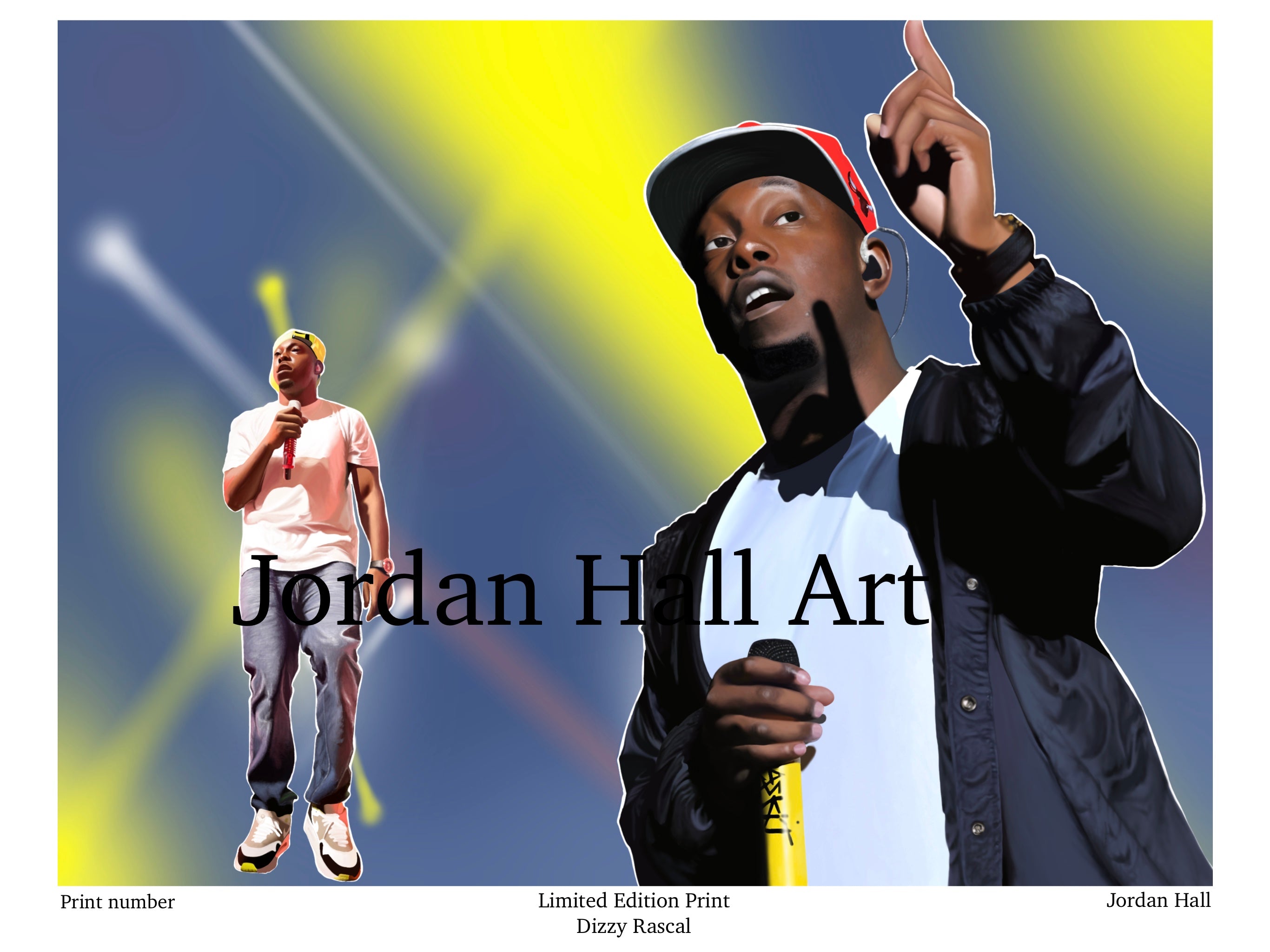 Dizzee Rascal Drawing Dizzee Rascal – Jordan Hall Art