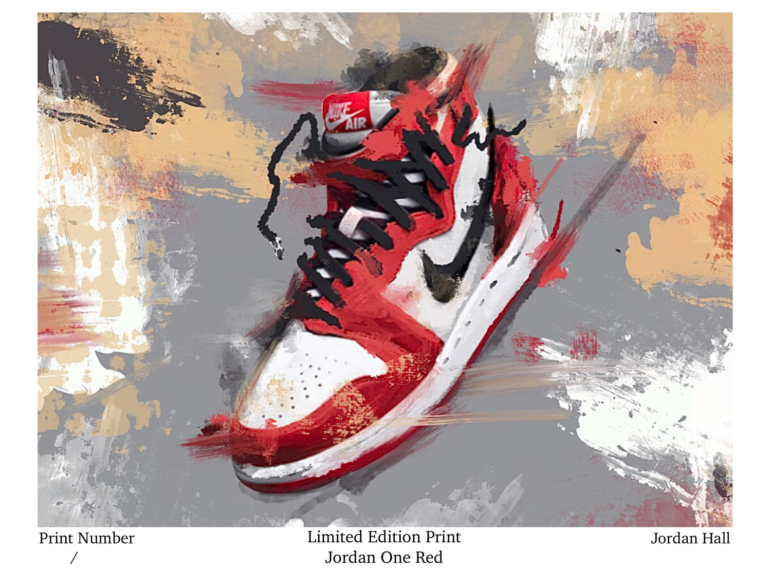 Painting air jordan 1 on sale