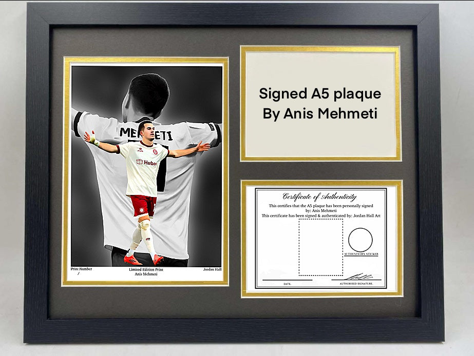 Anis Mehmeti signed prints