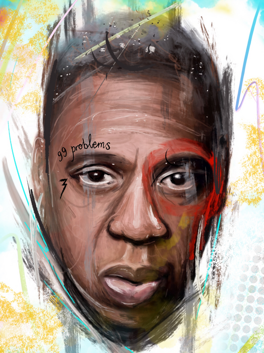 Jay Z digital drawing