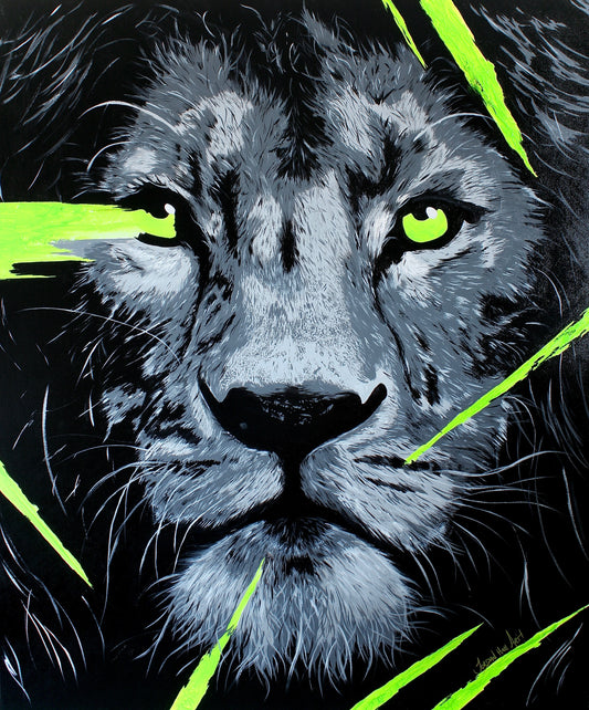 Lion - Green eyes