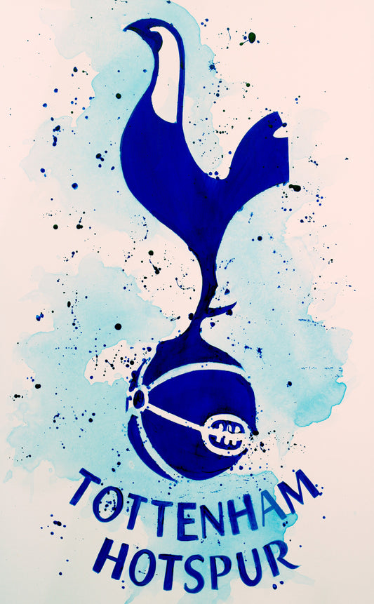 Tottenham Hotspur badge splatter