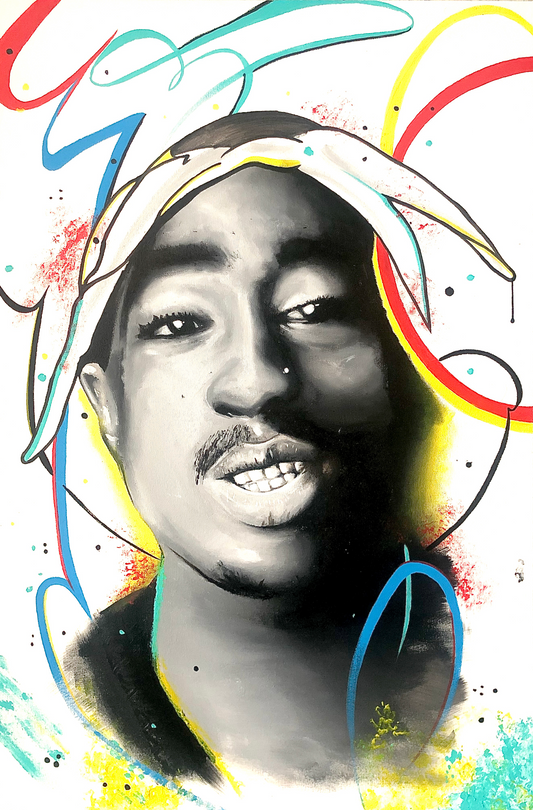 Tupac graffiti