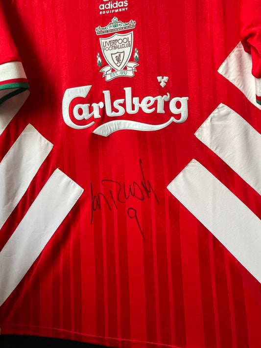 Signed Ian Rush liverpool 1993 jersey