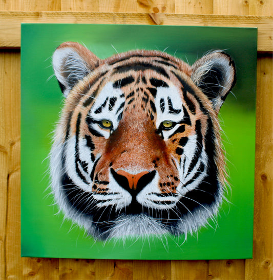 Minus - Tiger Oil painting